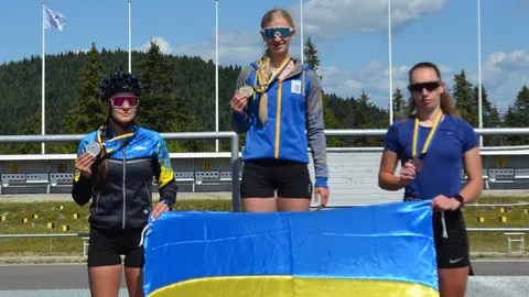Закарпатська лижниця Євгенія Мурач здобула золото на чемпіонаті України