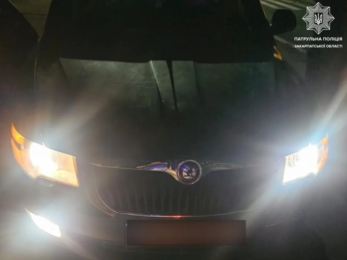 В Ужгороді водія Skoda зупинили на Другетів: штрафів на понад 71 тисячу гривень