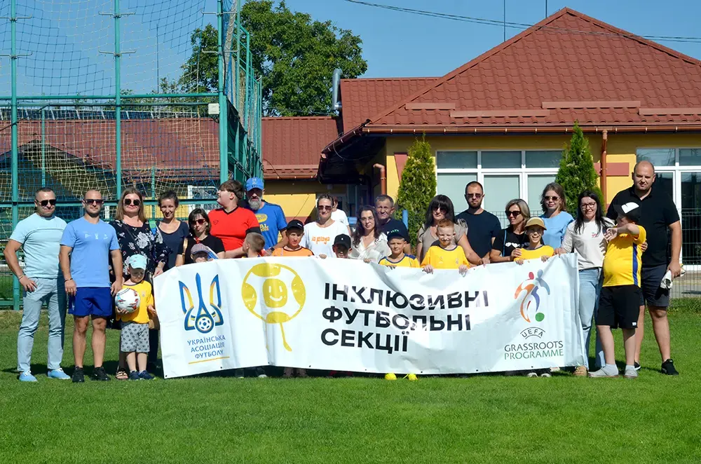 У Невицькому відкрили інклюзивну футбольну секцію для дітей з ООП