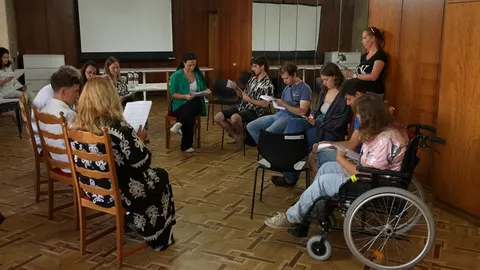 В Ужгороді стартували акторські майстер-класи для людей з інвалідністю