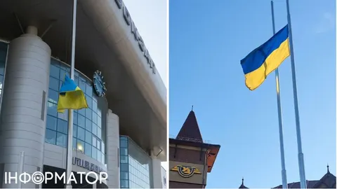 Прапори з Покровська, Лимана та Костянтинівки підняли над вокзалами України