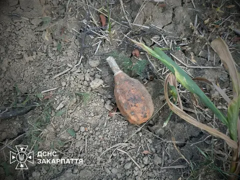 В Ужгороді та районі знайшли дві гранати часів Другої світової