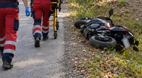 На Хустщині за добу двоє мотоциклістів потрапили до лікарні після падінь